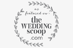 as featured on the wedding scoop .com