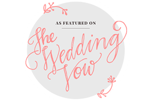 as featured on the wedding vow